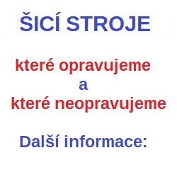 Opravy šicích strojů