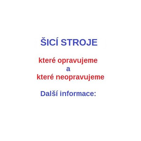 Opravy šicích strojů