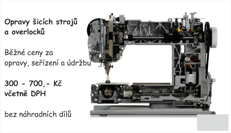 Opravy šicích strojů