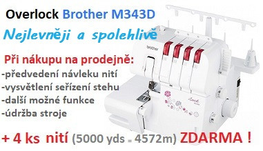 Overlock Brother M343D